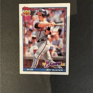 1991 Topps - Jeff Blauser #623